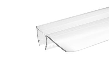 Уплотнитель для стекла 8мм, 90°, стекло-стекло 2,2 м.длина уса 25 мм t215y-8 купить в Алматы