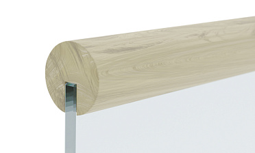 Поручень деревянный из Дуба Ø50мм С ПАЗОМ, премиум Ф-1163 купить в Алматы Поручень деревянный из Дуба Ø50мм С ПАЗОМ, премиум Ф-1163 купить в Алматы