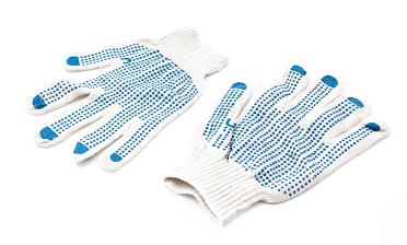 Перчатки х/б, точка Ф-0809 купить в Алматы