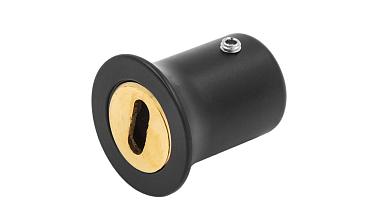  Соединитель стена-труба 19 мм, цинк, черный t907 BZn  купить в Алматы