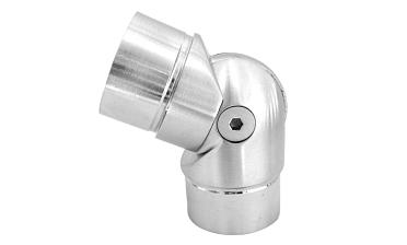 Поворот литой, внутренний, шарнирный, под Ø50.8х1.5 мм, шлифованный, AISI 304 Фk011-6 купить в Алматы