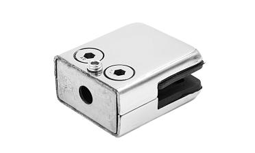 Стеклодержатель штампованный, под стекло 10 мм (5+5 мм), на плоскость 40х24х48 полированный (AISI 304) k352-10 купить в Алматы