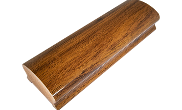 Пластиковый поручень фигурный текстурный, цвет Венге, длина 4м k897-3  купить в Алматы