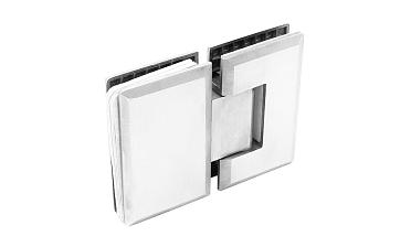 Петля для душевой кабины стекло-стекло 180° 90х55 мм, шлифованная  t303 SSS купить в Алматы