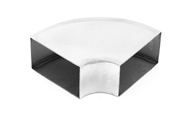 Отвод поручня под сварку 60х40х130x1.5  90°, полированный 600 Grit (AISI 304) k675 купить в Алматы Отвод поручня под сварку 60х40х130x1.5  90°, полированный 600 Grit (AISI 304) k675 купить в Алматы