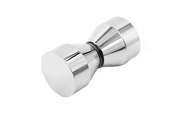 Дверная ручка «кноб» для душа, алюминий-хром, полированная t693 ALPC купить в Алматы