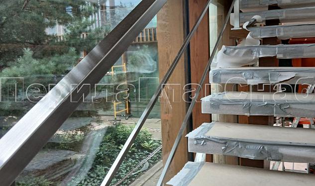 Перила с двумя ригелями в Алматы. Готовые проекты ПерилаГлавСнаб