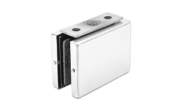 Коннектор стена-стекло с монтажной пластиной, шлифованный, вырез 09 t192 SSS купить в Алматы Коннектор стена-стекло с монтажной пластиной, шлифованный, вырез 09 t192 SSS купить в Алматы