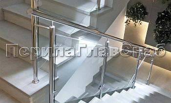 Перила с LED-подсветкой в Алматы. Готовые проекты ПерилаГлавСнаб