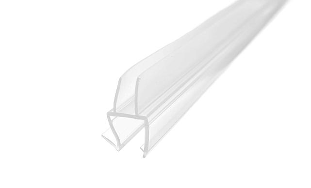 Уплотнитель для стекла в душевую кабину 10 мм, прозрачный, стена-стекло 2200 мм t226 2