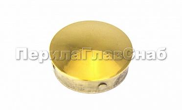 Заглушка штампованная Ø38х1.5 мм, (AISI 304), под золото Фk036-88 купить в Алматы