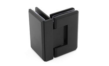 Петля для душевой стекло-стекло 90х55 мм, 90°, цинк, черный t304 BZn купить в Алматы Петля для душевой стекло-стекло 90х55 мм, 90°, цинк, черный t304 BZn купить в Алматы