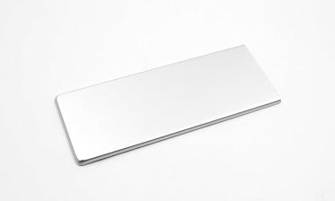 Торцевая заглушка 49х118 мм на зажимной алюминиевый профиль k601-12  купить в Алматы