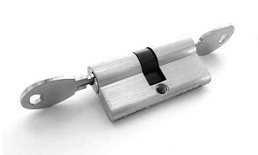 Личинка латунная 30х30мм для замка t155 ключ-ключ t155-101 SSS купить в Алматы