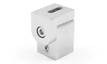 Держатель труба-стена, регулируемый, Ø19 мм, нерж., шлифованный t908 SSS купить в Алматы