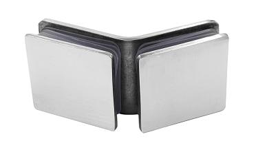 Коннектор для душевой кабины стекло-стекло 135° 45х45 мм латунь-хром t726 PC купить в Алматы