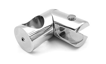 Держатель стекла сквозной боковой, для трубы 19 мм, полированный, t912 PSS купить в Алматы