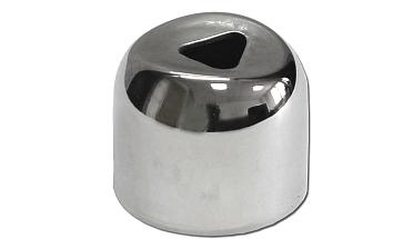 Наконечник штампованный (СПС) прямой 90° на трубу Ø25 мм, для поручня Ø38.1 мм, полированный, нержавеющий, AISI 304, k071 купить в Алматы