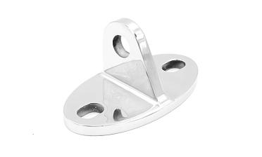 Крепление ванты(тяги) козырька к стене (AISI316), литое, полированное k658-16 купить в Алматы