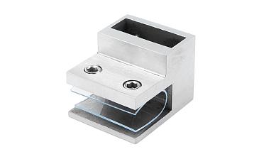 Коннектор торцевой труба-стекло, для трубы 30х10, шлиф t467 SSS купить в Алматы