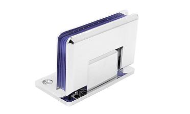 Петля для душевой кабины стена-стекло 90° с односторонним креплением, 90*55, цинк, полированная t305 PZn купить в Алматы