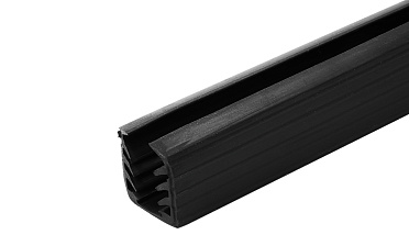 Уплотнитель в поручень с пазом 24х24 под LED ленту на стекло 12мм EPDM (палки 3 м) Фk300 купить в Алматы Уплотнитель в поручень с пазом 24х24 под LED ленту на стекло 12мм EPDM (палки 3 м) Фk300 купить в Алматы