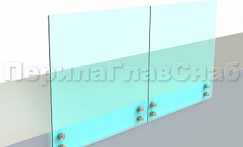 Ограждение без поручня на точечном креплении в Алматы. Готовые проекты ПерилаГлавСнаб Ограждение без поручня на точечном креплении в Алматы. Готовые проекты ПерилаГлавСнаб