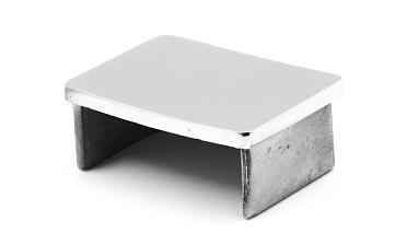 Заглушка для профильной трубы 40х60 мм, полированная, хром (AISI 304) k543 купить в Алматы