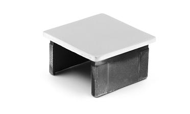 Заглушка для поручня с пазом 40x40 мм, полированная, хром (AISI 304) k547 купить в Алматы