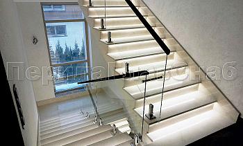 Ограждения лестничных маршей в Алматы. Готовые проекты ПерилаГлавСнаб