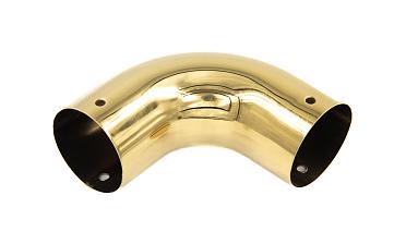 Отвод 90° для круглого пластикового поручня, золото k259-88 купить в Алматы