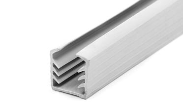 Уплотнитель в поручень с пазом 24х24 для стекла 12мм, EPDM (3-х метровый) СЕРЫЙ Фk301-G купить в Алматы