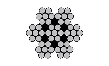 Трос из нержавеющей стали средней жесткости Ø6 мм AISI 304 Ф-1070 купить в Алматы