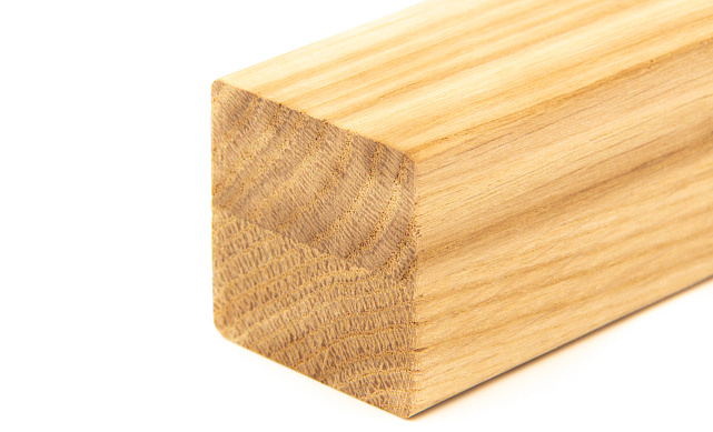 Дубовый поручень 40х40 некрашеный БЕЗ ПАЗА, Премиум Ф-1076 2 Дубовый поручень 40х40 некрашеный БЕЗ ПАЗА, Премиум Ф-1076 2