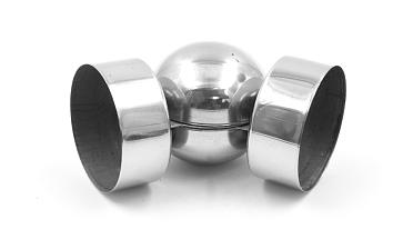 Поворот дер./пласт. поручня Ø50.8х0.4 мм, полированный, (AISI 201) k053-5 купить в Алматы