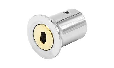 Соединитель стена-труба 19 мм, цинк-хром полированный t907 Pzn купить в Алматы