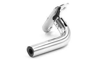 Держатель поручня выносной на стойку, с регулируемым ложементом под трубу Ø38.1 мм, резьба внутренняя М8, полированный, (AISI 304) k261  купить в Алматы