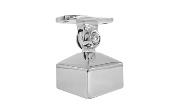 Наконечник 40х40 мм внешний полированный, с ложе под ПЛОСКОСТЬ, литой, регулируемый, облегченный, AISI 304, k239-5-NEW купить в Алматы