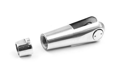 Наконечник ванты (тяги) с резьбой М16 левый, литой,полированный (AISI316) k661-16-L купить в Алматы