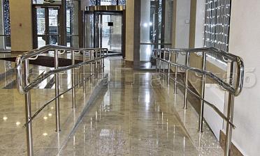 Ограждение пандуса с одним ригелем купить в Алматы