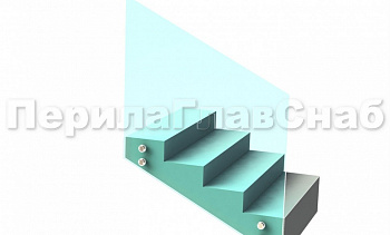 Ограждение без поручня на точечном креплении на лестнице в Алматы. Готовые проекты ПерилаГлавСнаб Ограждение без поручня на точечном креплении на лестнице в Алматы. Готовые проекты ПерилаГлавСнаб