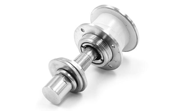 Стеклодержатель (рутель) под стекло толщиной от 16 до 24 мм, полированный (AISI 304) k269