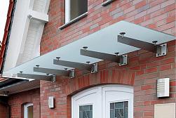 Консольные козырьки и навесы в Алматы. Готовые проекты ПерилаГлавСнаб - фото 10