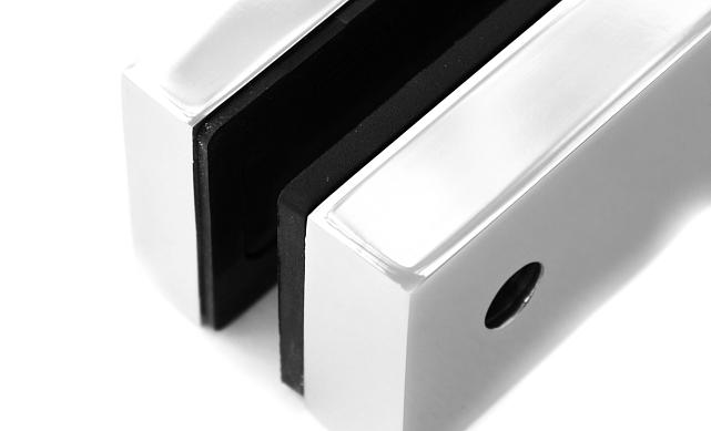 Торцевой стеклодержатель для стекла 12 мм, полированный AISI 304 k178 5