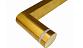 Ручка 225х425 круглая+квадратная труба AISI 304, под золото t628 Gold