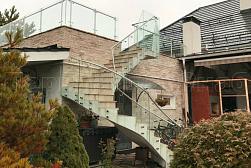 Стеклянные перила для балконов в Алматы. Готовые проекты ПерилаГлавСнаб - фото 7