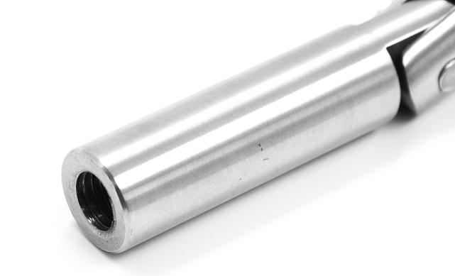 Крепление стекла к стене, шлифованное, AISI 304 k623 4