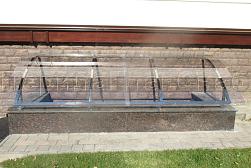 Козырьки и навесы на металлокаркасе в Алматы. Готовые проекты ПерилаГлавСнаб - фото 8