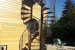 Ограждения маршевых лестниц и площадок в Алматы. Готовые проекты ПерилаГлавСнаб - фото 6