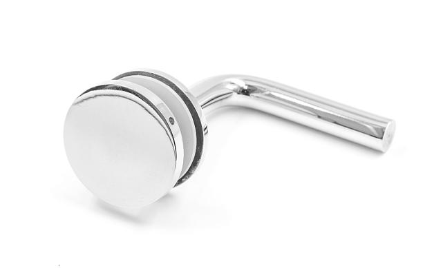 Держатель поручня на стекло 10-17 мм, полированный (AISI 304) k008 3